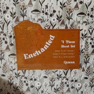 Queen mushroom sheet set RARE